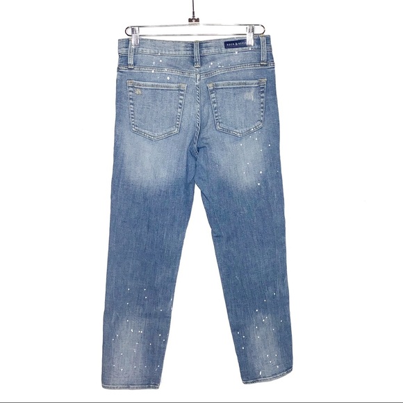 ROCK & REPUBLIC Distressed Indee Crop Jeans 6 NWT - Picture 4 of 9